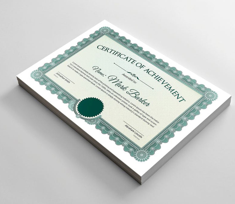 Certificates