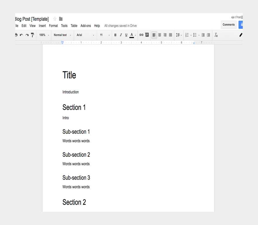 Documents Formatting